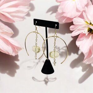 Artisan Gold-Tone Handmade Earrings